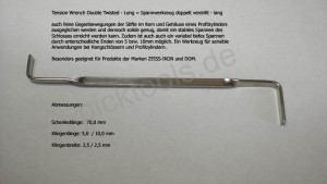 Tension Wrench Single Twisted - Long